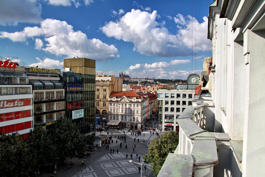 Junior Suite met 2 Aparte Bedden en Uitzicht op het Wenceslausplein